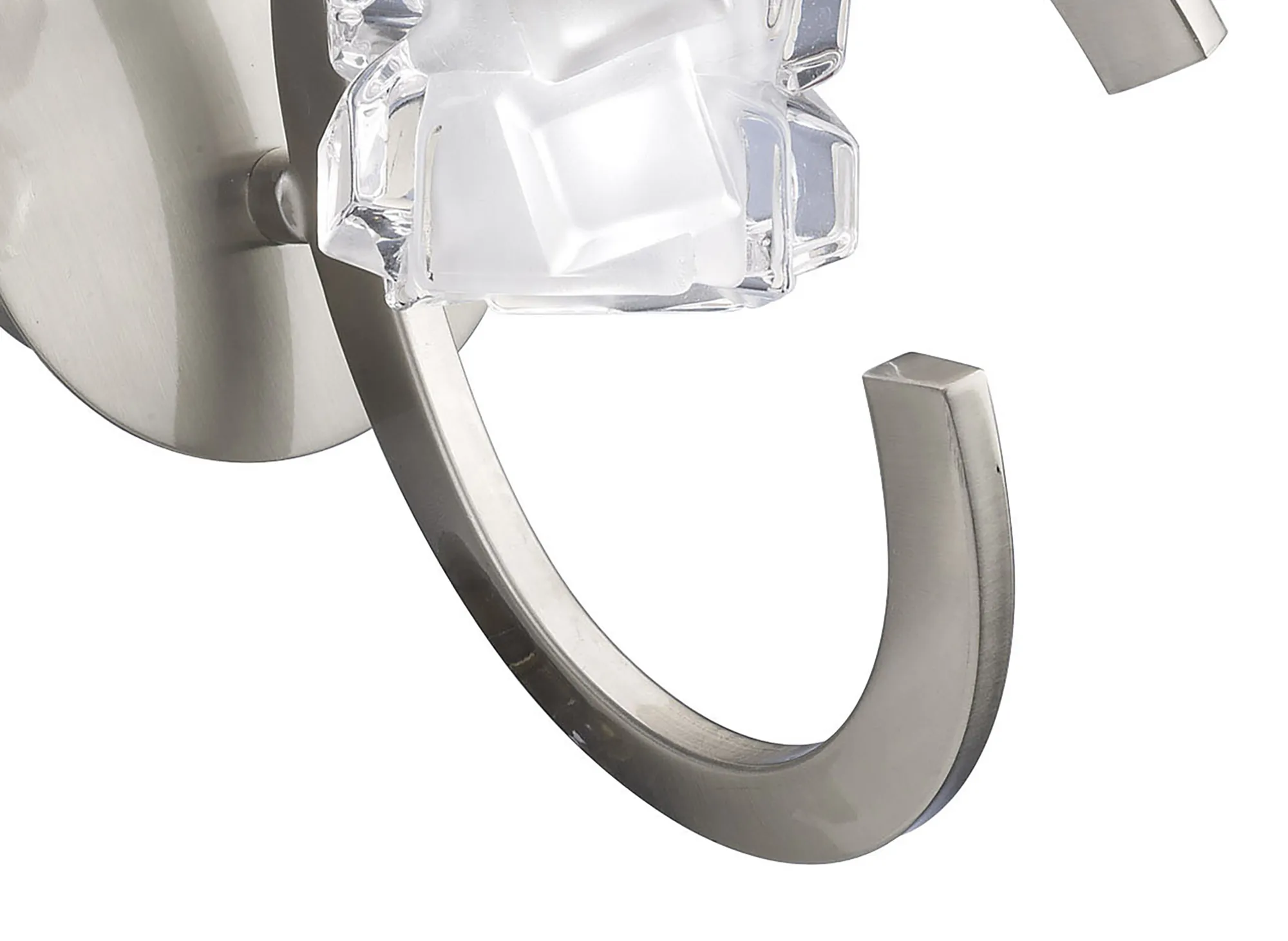 Ice SN Wall Lamp 1 Light M1855  Mantra Ice Satin Nickel